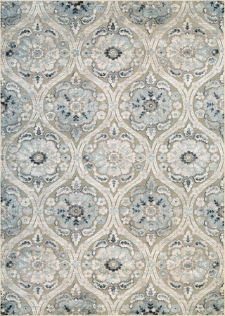 Couristan Cire` Cherrington Greige/Antique Cream Area Rug