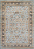 Couristan Zahara Farahan Amulet Light Blue/Black Area Rug