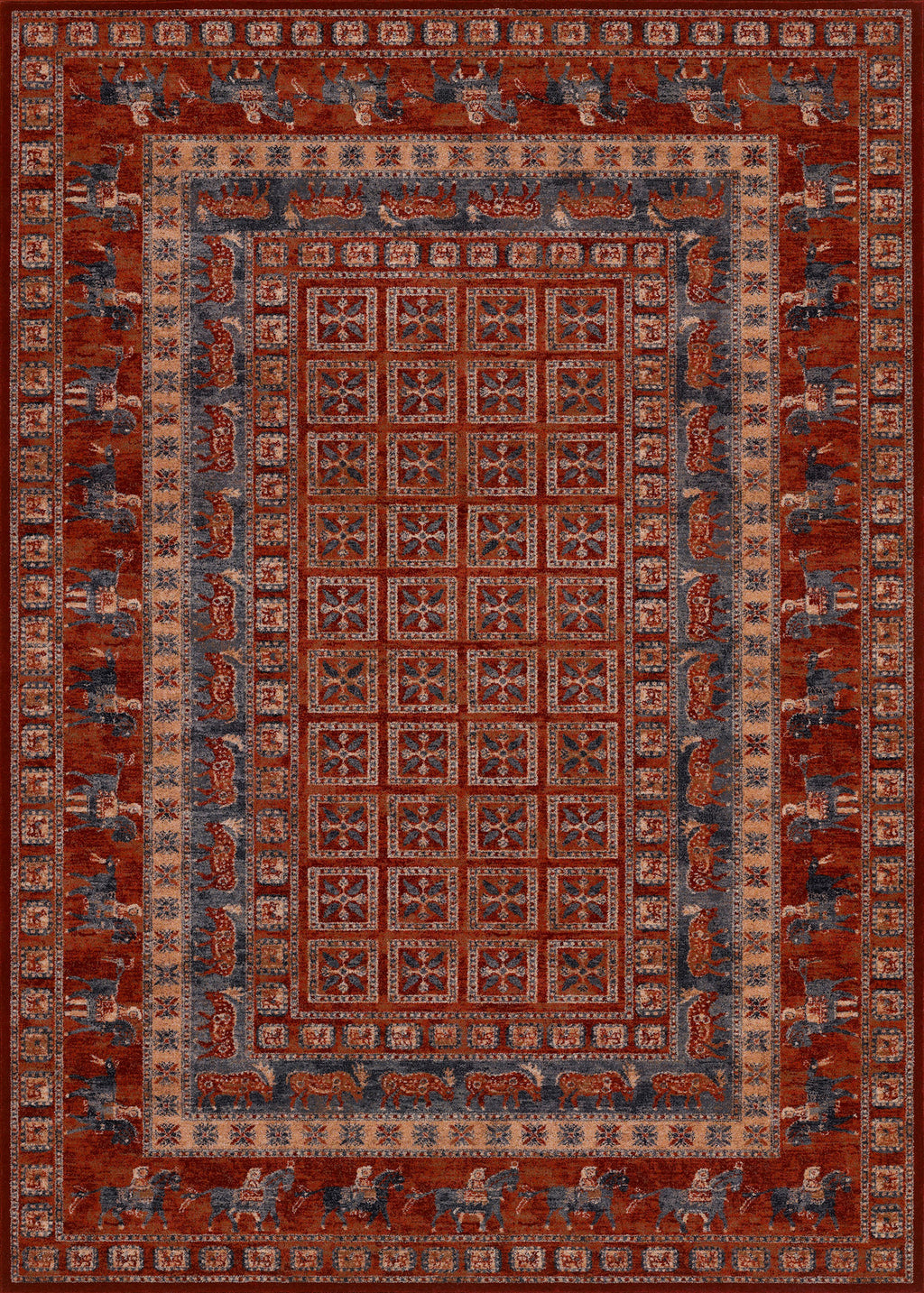 Couristan Old World Classics Pazyrk Antique Red Area Rug