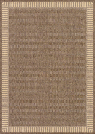 Couristan Recife Wicker Stitch Cocoa/Natural Area Rug main image