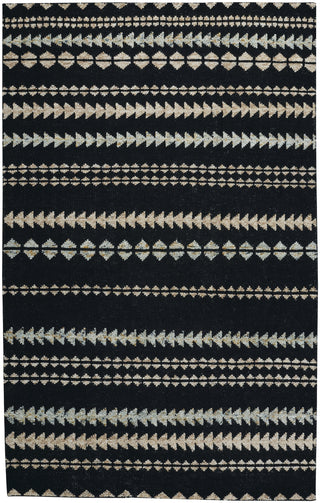 Capel Genevieve Gorder Scandinavian Stripe 1715 Ebony Beige Area Rug main image