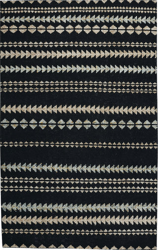 Capel Genevieve Gorder Scandinavian Stripe 1715 Ebony Beige Area Rug Rectangle/Vertical Stripe Rectangle