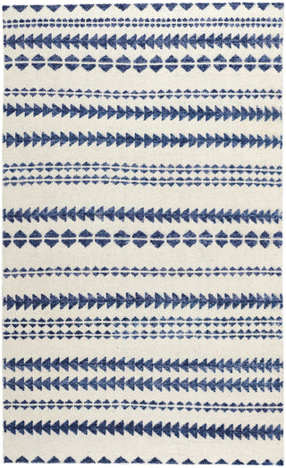 Capel Genevieve Gorder Scandinavian Stripe 1715 Natural Blue Area Rug main image
