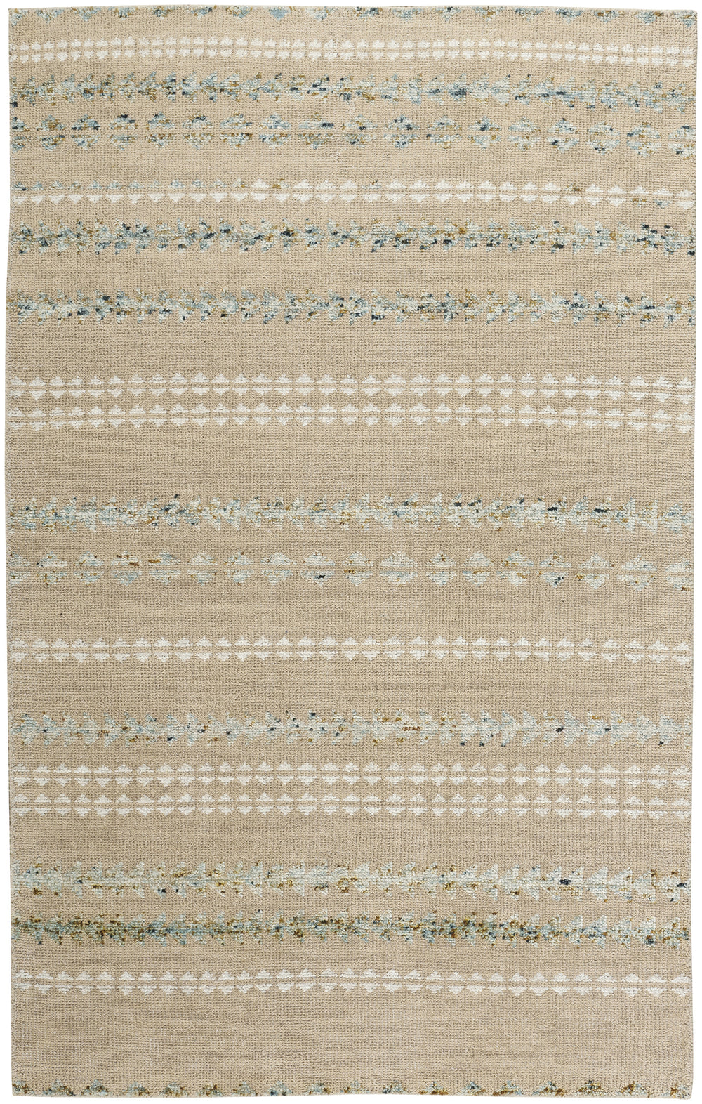 Capel Genevieve Gorder Scandinavian Stripe 1715 Beige Smoke Area Rug