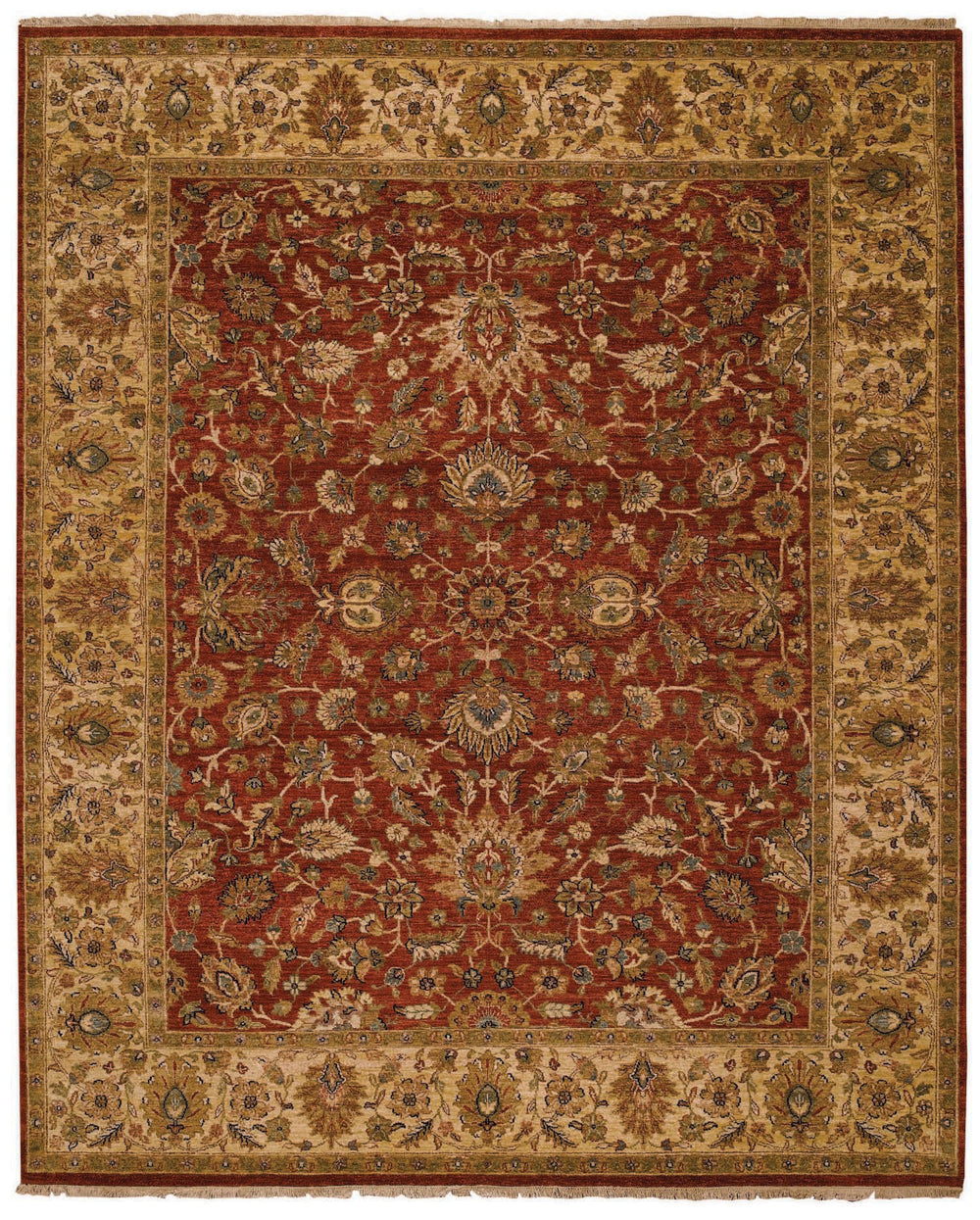 Capel Boca Park Tabriz 1777 Potters Clay 850 Area Rug