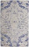Capel Williamsburg Lahore 1786 Navy Area Rug Rectangle/Vertical Stripe Rectangle
