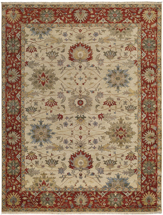 Capel Brandon 1908 Cream Red 650 Area Rug main image