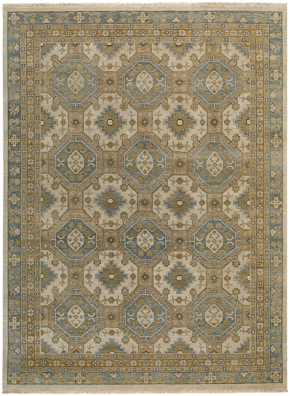 Capel Brandon 1908 Beige Blue 740 Area Rug
