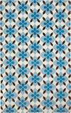 Capel Blossom 1927 Bright Blue Chestnut 450 Area Rug by COCOCOZY Rugs Rectangle