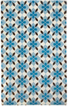 Capel Blossom 1927 Bright Blue Chestnut 450 Area Rug by COCOCOZY Rugs main image