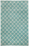 Capel Picket 1928 Pale Blue Cream 400 Area Rug by COCOCOZY Rugs main image