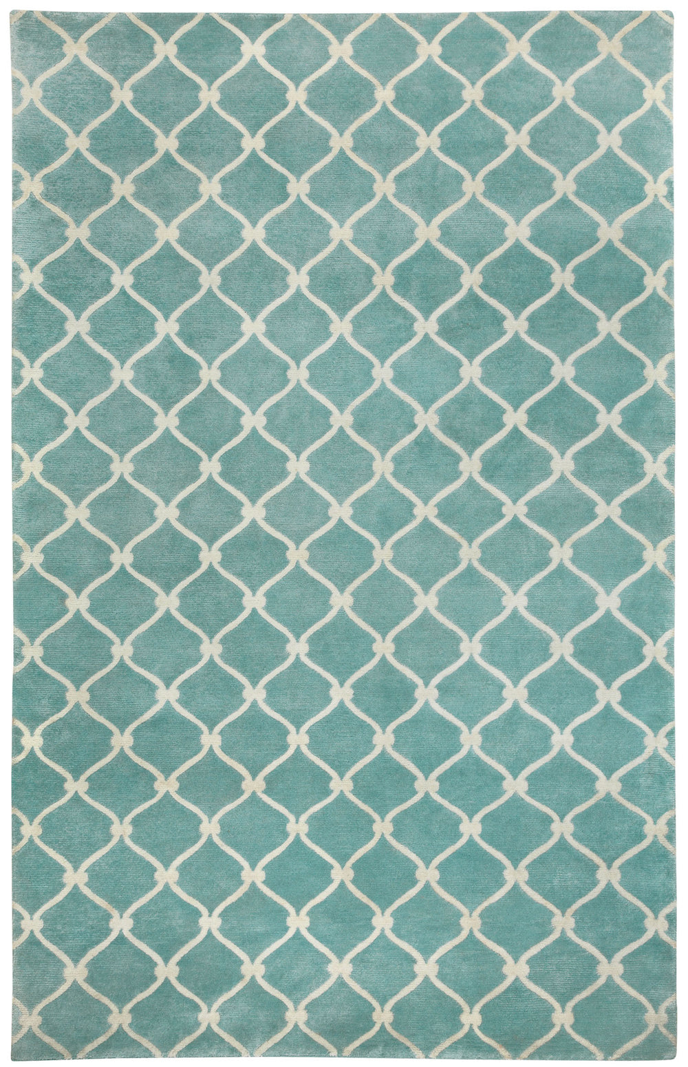Capel Picket 1928 Pale Blue Cream 400 Area Rug by COCOCOZY Rugs