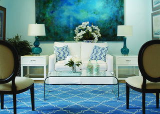 Capel Yale 1931 Bright Blue 450 Area Rug by COCOCOZY Rugs Alternate View