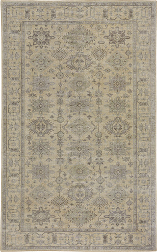Capel Caria 1940 Lt Tan Olive Area Rug Rectangle/Vertical Stripe Rectangle