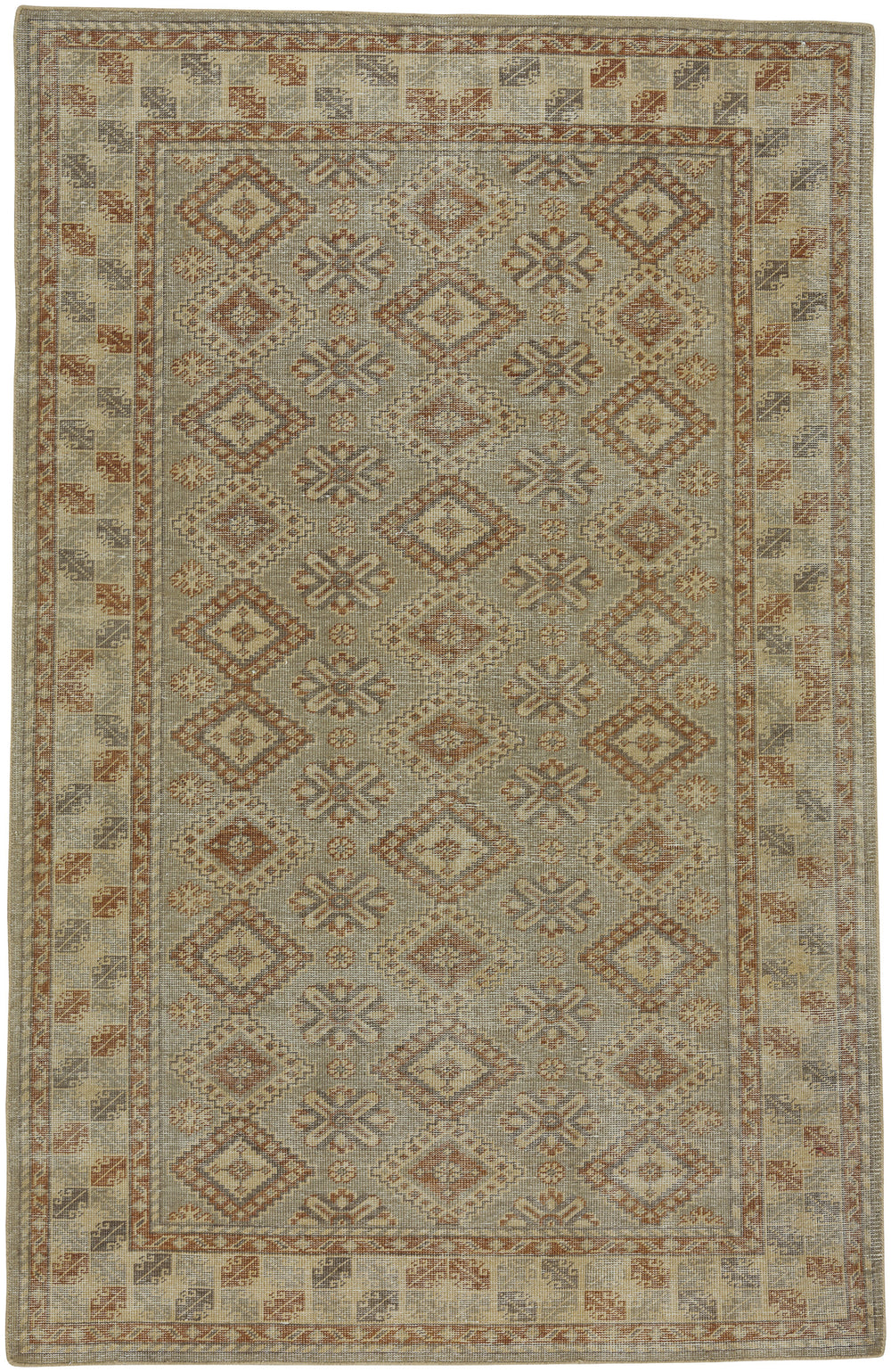 Capel Caria 1940 Fawn Persimmon Area Rug