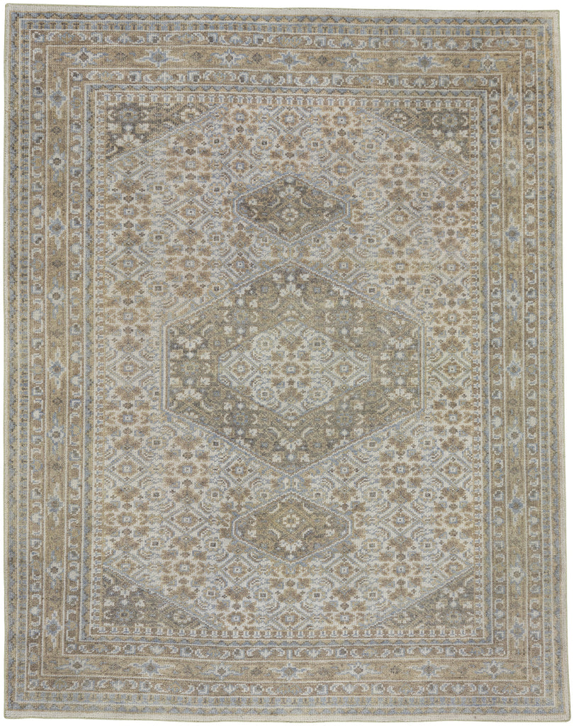 Capel Cannae 1941 Lt Tan Pale Blue Area Rug Rectangle/Vertical Stripe Rectangle