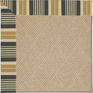 Capel Zoe-Cane Wicker 1990 Black Stripe Area Rug Runner