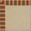 Capel Zoe-Cane Wicker 1990 Saffron Multi Area Rug Rectangle