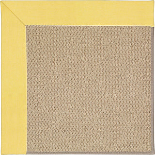 Capel Zoe-Cane Wicker 1990 Yellow Area Rug Rectangle/Vertical Stripe Rectangle