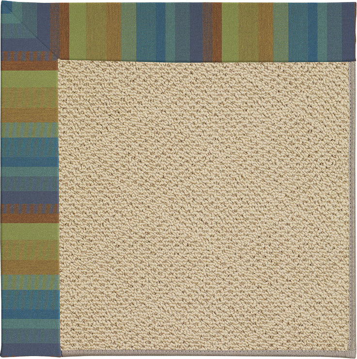 Capel Zoe-Cane Wicker 1990 Green Blue Area Rug main image