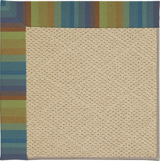 Capel Zoe-Cane Wicker 1990 Green Blue Area Rug main image
