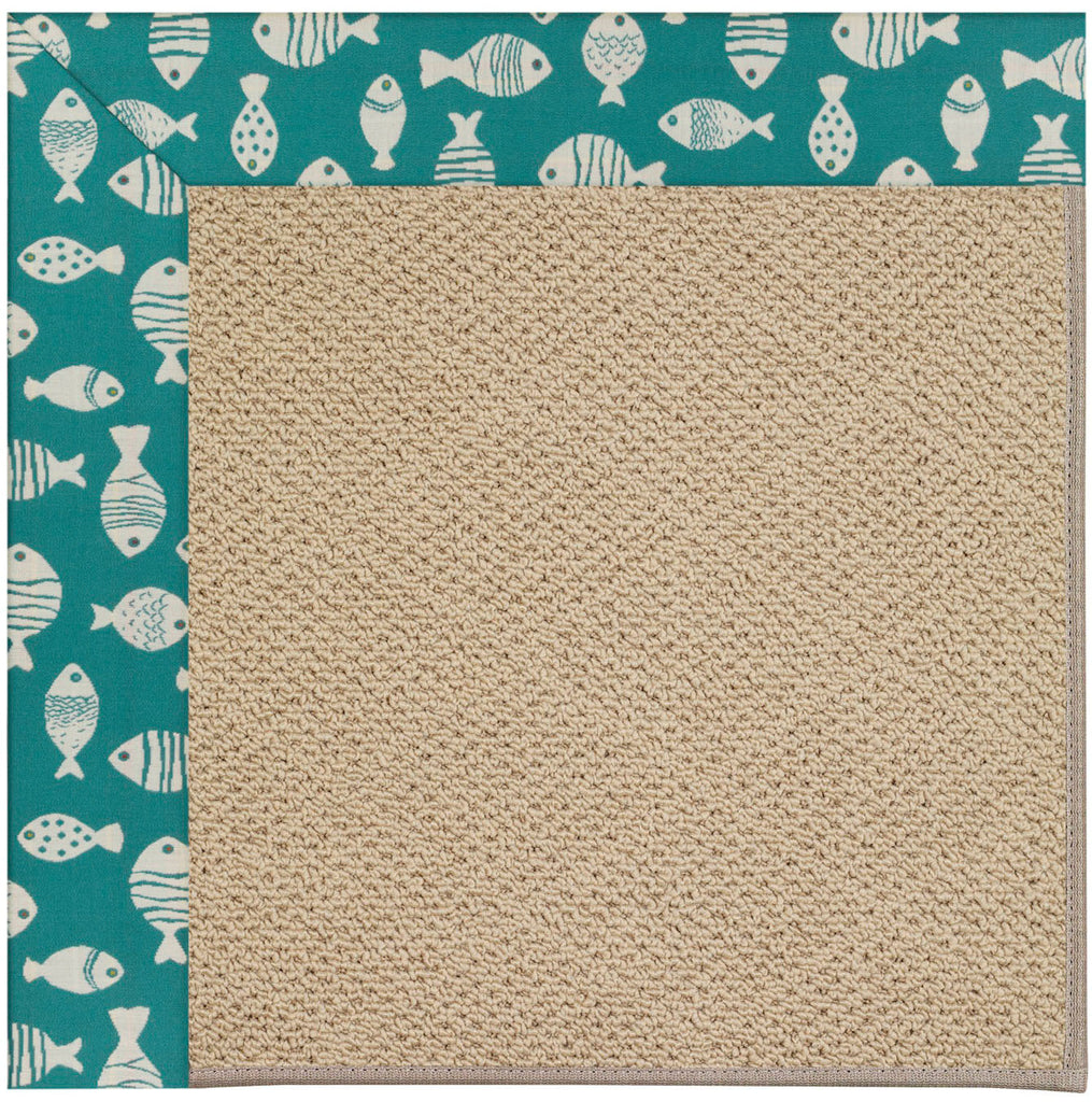 Capel Zoe-Cane Wicker 1990 Sea Green Area Rug main image