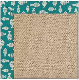 Capel Zoe-Cane Wicker 1990 Sea Green Area Rug main image