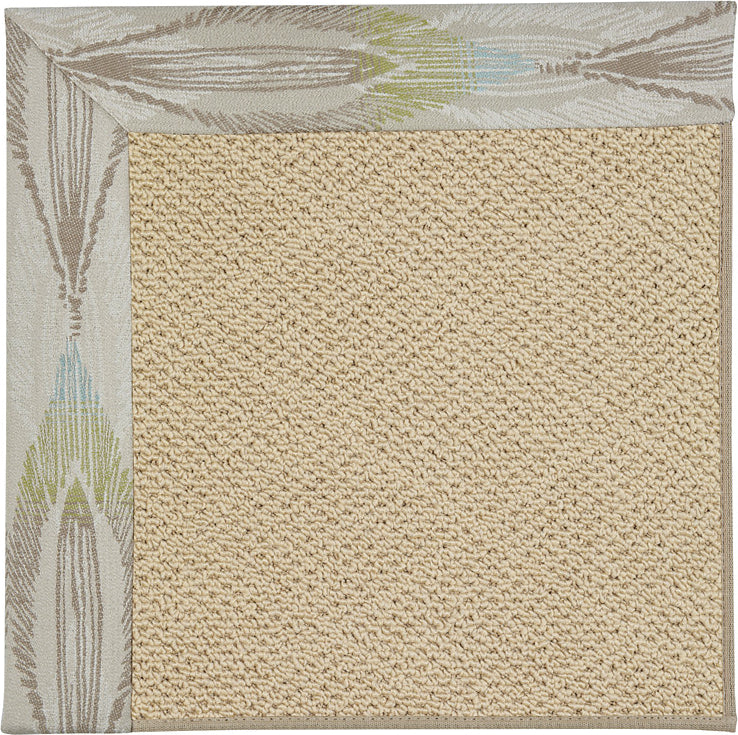 Capel Zoe-Cane Wicker 1990 Blue Beige Area Rug main image