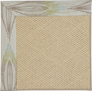 Capel Zoe-Cane Wicker 1990 Blue Beige Area Rug main image