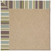 Capel Zoe-Cane Wicker 1990 Blue Stripe Area Rug main image
