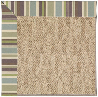 Capel Zoe-Cane Wicker 1990 Blue Stripe Area Rug Rectangle/Vertical Stripe Rectangle
