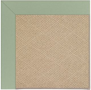 Capel Zoe-Cane Wicker 1990 Light Jade Area Rug Rectangle/Vertical Stripe Rectangle