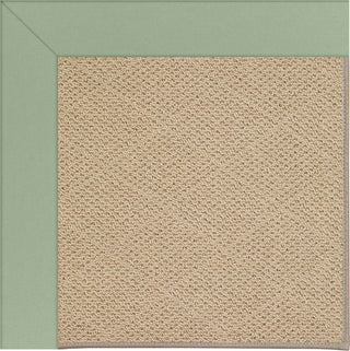 Capel Zoe-Cane Wicker 1990 Light Jade Area Rug Rectangle/Vertical Stripe Rectangle