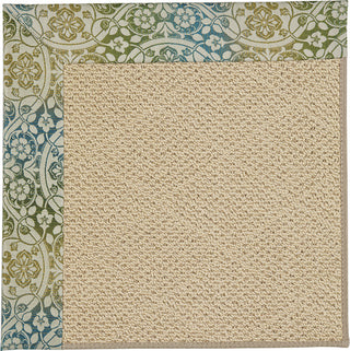Capel Zoe-Cane Wicker 1990 Blue Green Area Rug main image