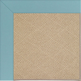 Capel Zoe-Cane Wicker 1990 Bright Blue Area Rug Rectangle/Vertical Stripe Rectangle