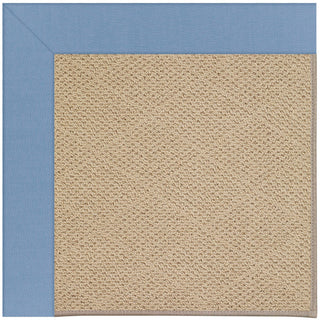 Capel Zoe-Cane Wicker 1990 Medium Blue Area Rug Rectangle/Vertical Stripe Rectangle