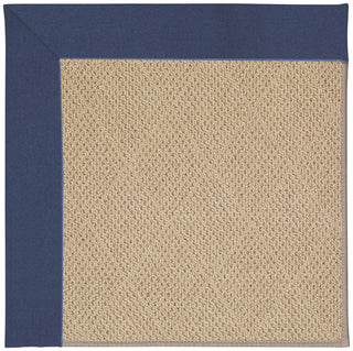 Capel Zoe-Cane Wicker 1990 Blue Area Rug Rectangle/Vertical Stripe Rectangle
