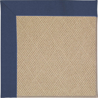Capel Zoe-Cane Wicker 1990 Blue Area Rug Rectangle/Vertical Stripe Rectangle