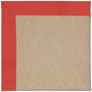 Capel Zoe-Cane Wicker 1990 Sunset Red Area Rug Rectangle/Vertical Stripe Rectangle