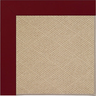Capel Zoe-Cane Wicker 1990 Wine Area Rug Rectangle/Vertical Stripe Rectangle
