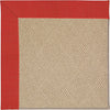 Capel Zoe-Cane Wicker 1990 Red Crimson Area Rug Rectangle/Vertical Stripe Rectangle