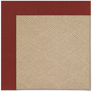 Capel Zoe-Cane Wicker 1990 Henna Area Rug Rectangle/Vertical Stripe Rectangle