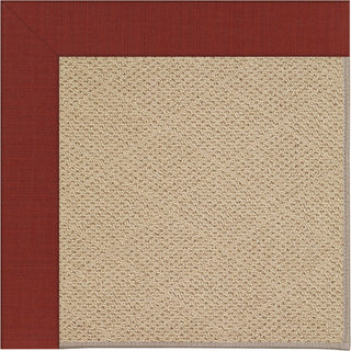 Capel Zoe-Cane Wicker 1990 Henna Area Rug Rectangle/Vertical Stripe Rectangle