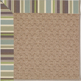 Capel Zoe-Grassy Mountain 1991 Blue Stripe Area Rug Rectangle