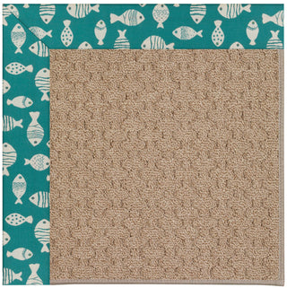 Capel Zoe-Grassy Mountain 1991 Sea Green Area Rug Rectangle/Vertical Stripe Rectangle