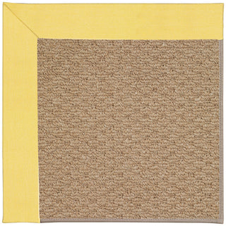 Capel Zoe-Raffia 1992 Yellow Area Rug Rectangle/Vertical Stripe Rectangle