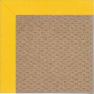 Capel Zoe-Raffia 1992 Summertime Yellow Area Rug Rectangle/Vertical Stripe Rectangle