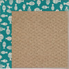 Capel Zoe-Raffia 1992 Sea Green Area Rug Rectangle/Vertical Stripe Rectangle