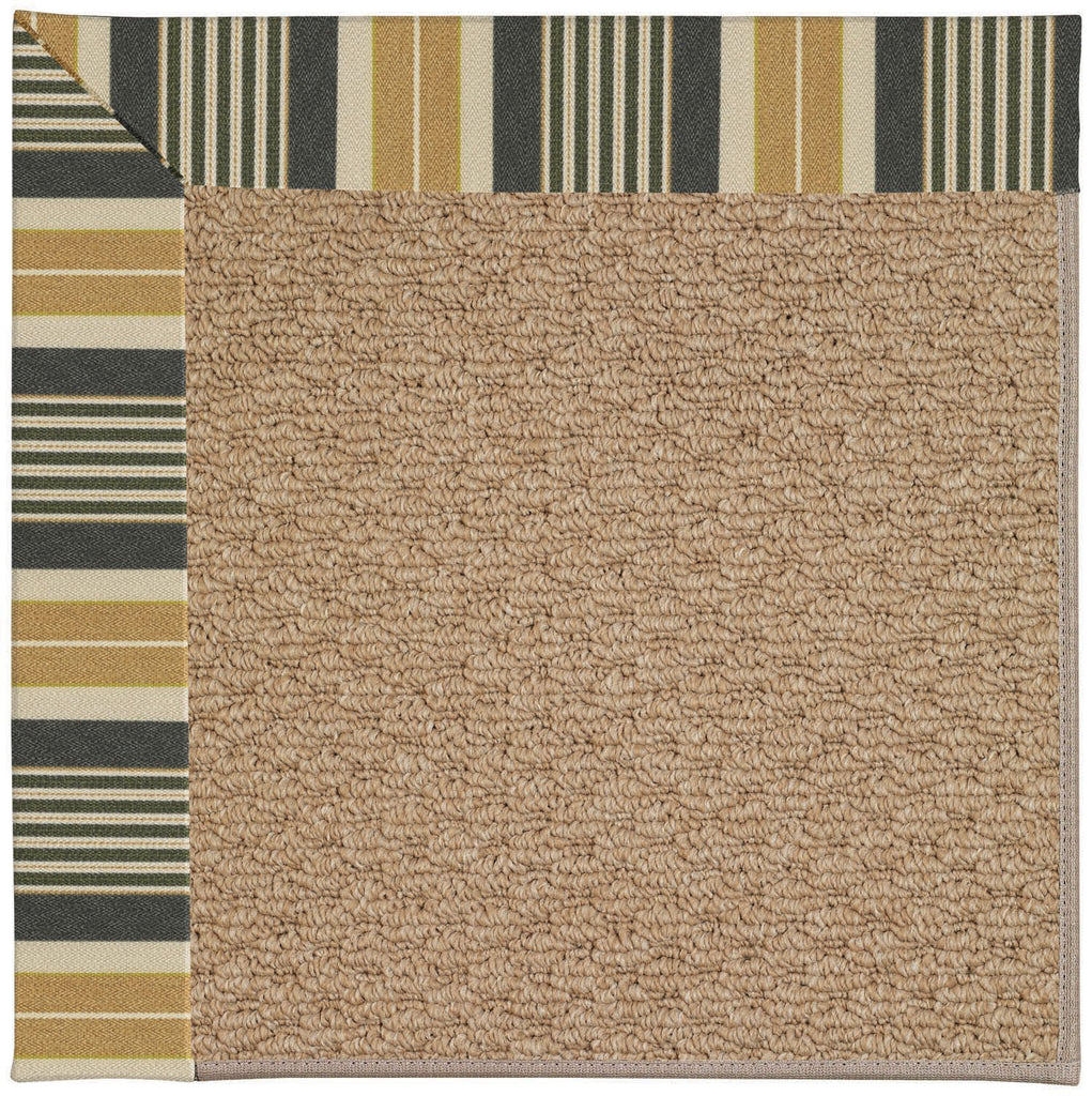 Capel Zoe-Raffia 1992 Black Stripe Area Rug main image