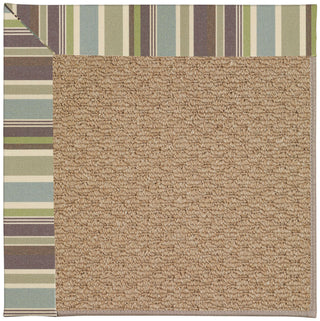 Capel Zoe-Raffia 1992 Blue Stripe Area Rug main image
